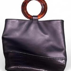 Women's Black and Brown Bag